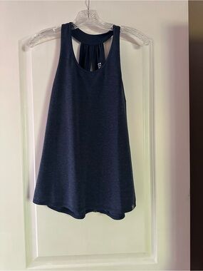 Title Nine Navy Keyhole Racerback Tank